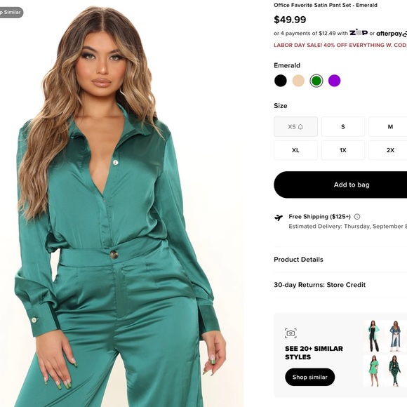 Fashion Nova set (brand new) - Picture 3 of 4